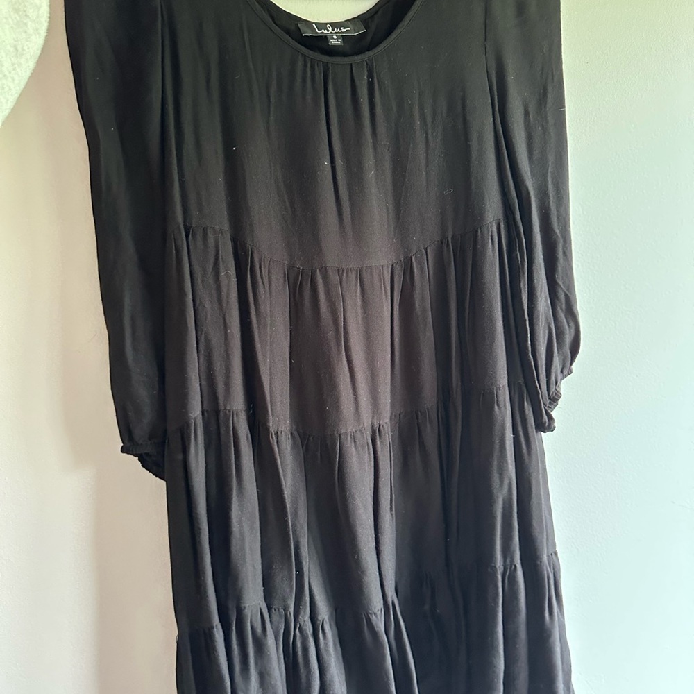 Lulus long sleeve tiered dress